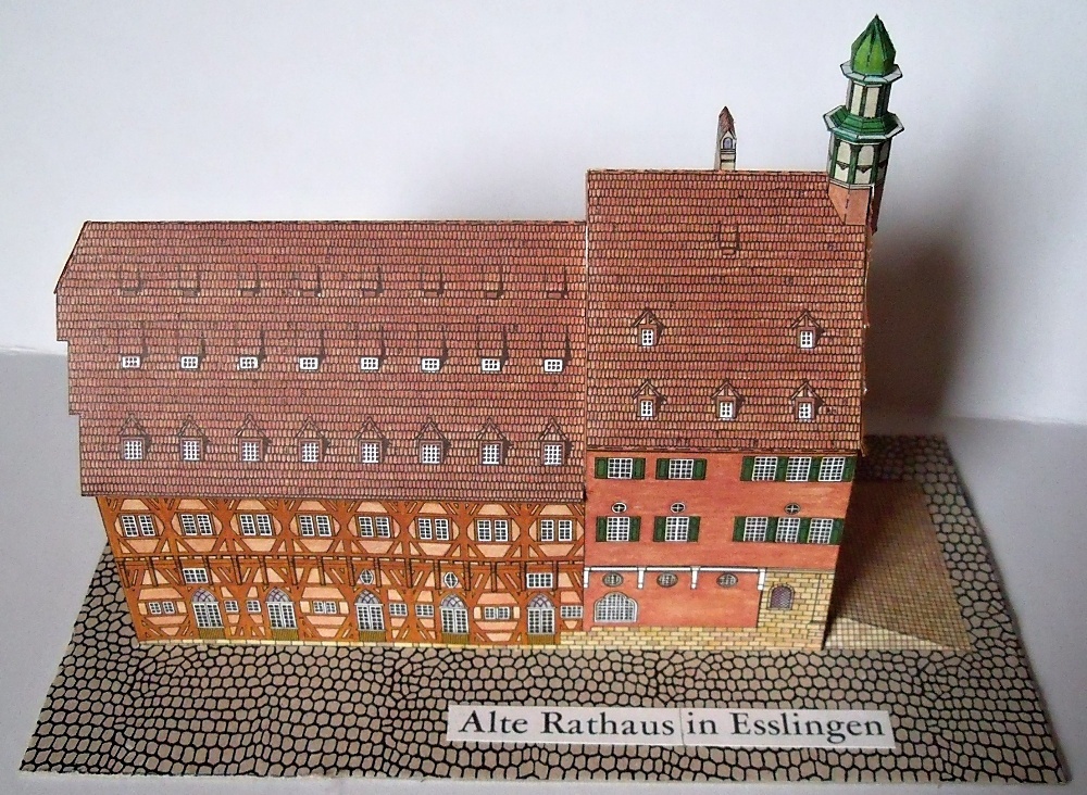 Esslingen - stará radnice (Plná velikost v novém okně) Esslingen - stará radnice