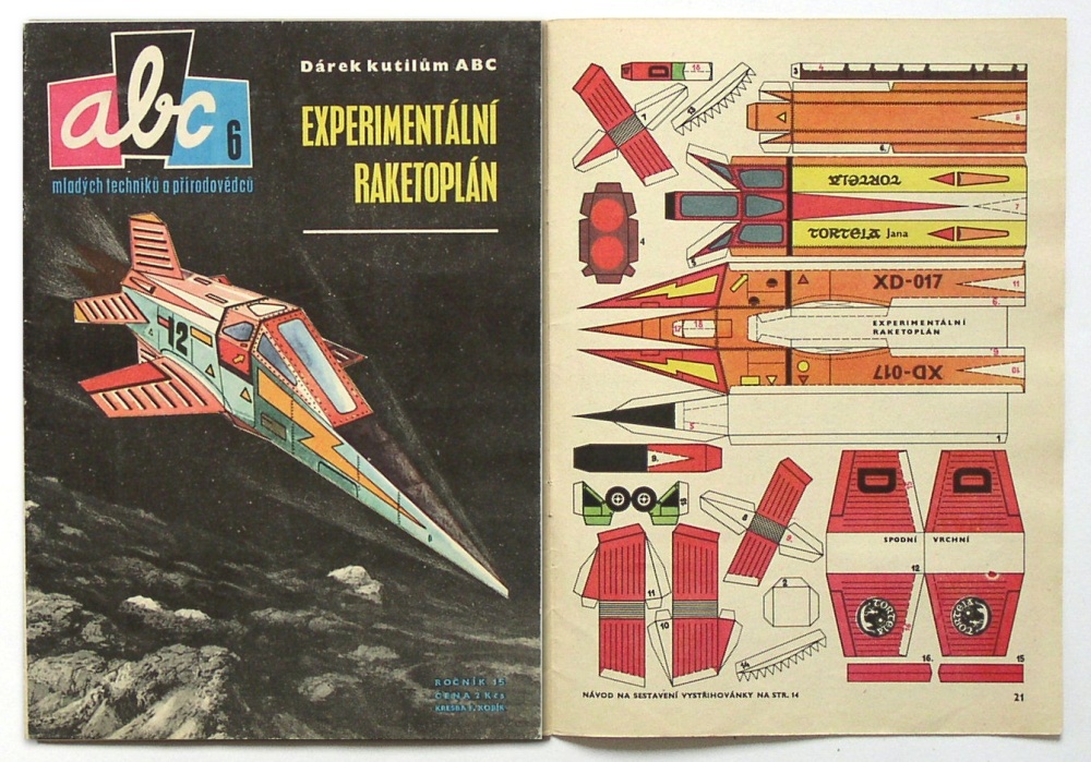 Experimentální raketoplán (Plná velikost v novém okně) Experimentální raketoplán