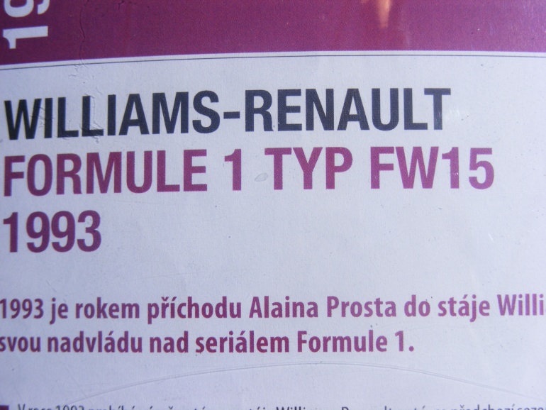 F1 Williams -Renault FW 15   1993 A.Prost