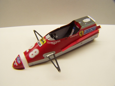 Ferrari 126C2, 1982, M. Andretti, GP Itálie Ferrari 126C2, 1982, M. Andretti, GP Itálie