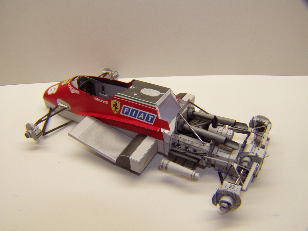 Ferrari 126C2, 1982, M. Andretti, GP Itálie (Plná velikost v novém okně) Ferrari 126C2, 1982, M. Andretti, GP Itálie