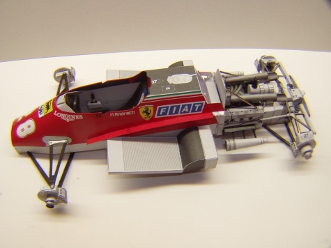 Ferrari 126C2, 1982, M. Andretti, GP Itálie Ferrari 126C2, 1982, M. Andretti, GP Itálie