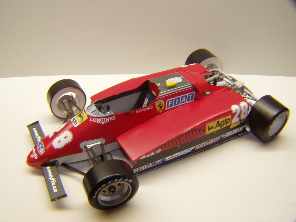 Ferrari 126C2, 1982, M. Andretti, GP Itálie (Plná velikost v novém okně) Ferrari 126C2, 1982, M. Andretti, GP Itálie
