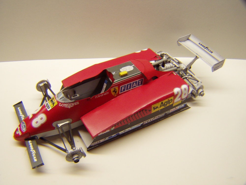 Ferrari 126C2, 1982, M. Andretti, GP Itálie (Plná velikost v novém okně) Ferrari 126C2, 1982, M. Andretti, GP Itálie