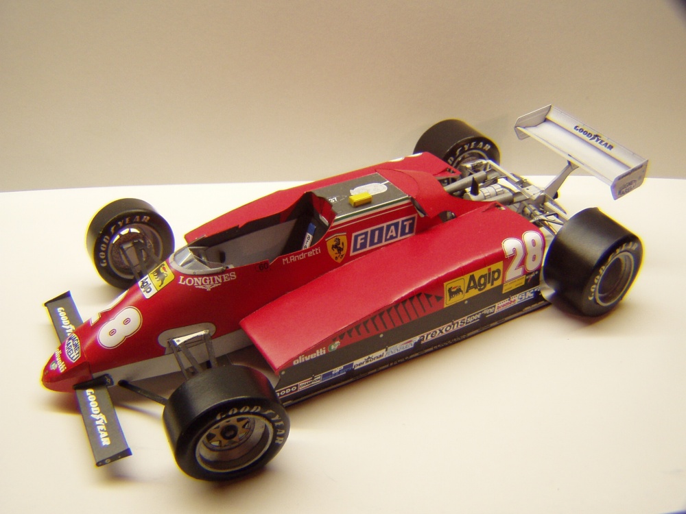 Ferrari 126C2, 1982, M. Andretti, GP Itálie (Plná velikost v novém okně) Ferrari 126C2, 1982, M. Andretti, GP Itálie