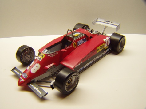 Ferrari 126C2, 1982, M. Andretti, GP Itálie Ferrari 126C2, 1982, M. Andretti, GP Itálie