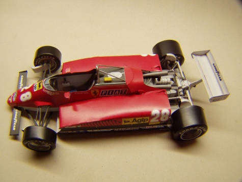Ferrari 126C2, 1982, M. Andretti, GP Itálie Ferrari 126C2, 1982, M. Andretti, GP Itálie