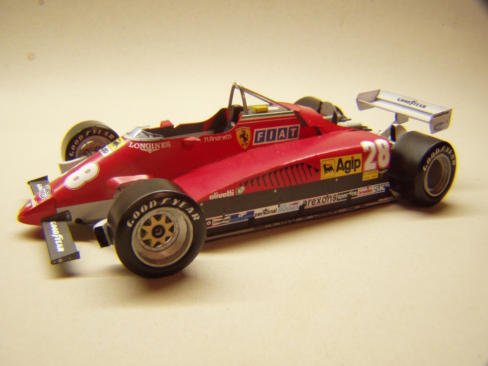 Ferrari 126C2, 1982, M. Andretti, GP Itálie (Plnďż˝ velikost v novďż˝m oknďż˝) Ferrari 126C2, 1982, M. Andretti, GP Itálie