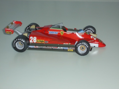 FERRARI 126C2  Didier Pironi GP South Africa 1982