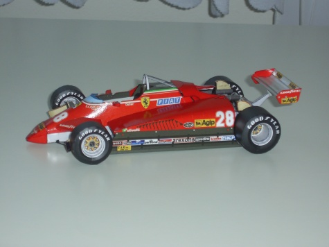 FERRARI 126C2  Didier Pironi GP South Africa 1982