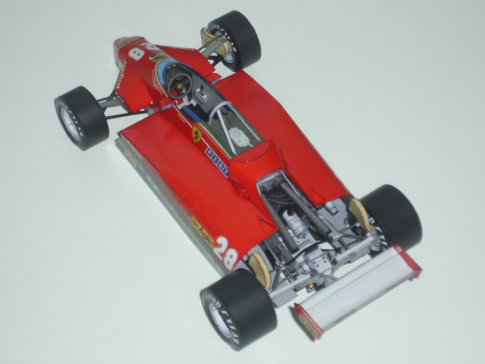 FERRARI 126C2 Didier Pironi GP South Africa 1982 (Plná velikost v novém okně) FERRARI 126C2 Didier Pironi GP South Africa 1982
