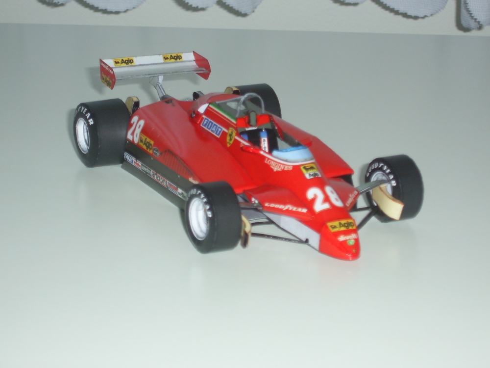 FERRARI 126C2 Didier Pironi GP South Africa 1982 (Plná velikost v novém okně) FERRARI 126C2 Didier Pironi GP South Africa 1982