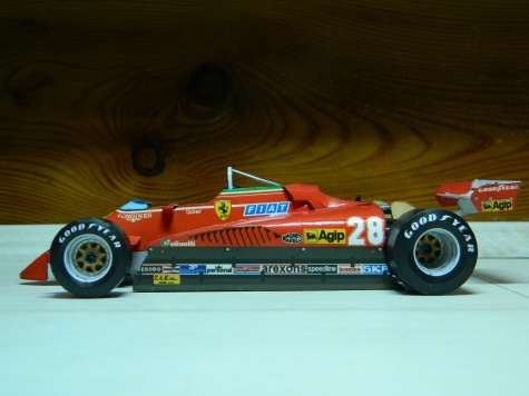FERRARI 126C2  Didier Pironi GP South Africa 1982
