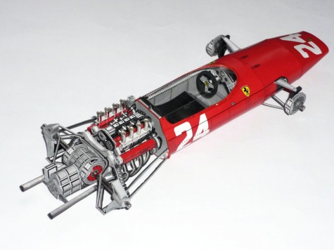 Ferrari 158 - John Surtees - GP Francie 1964 Ferrari 158 - John Surtees - GP Francie 1964