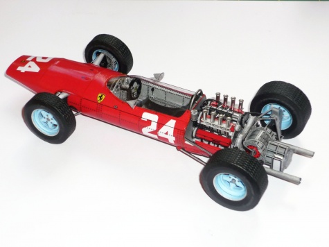 Ferrari 158 - John Surtees - GP Francie 1964 Ferrari 158 - John Surtees - GP Francie 1964