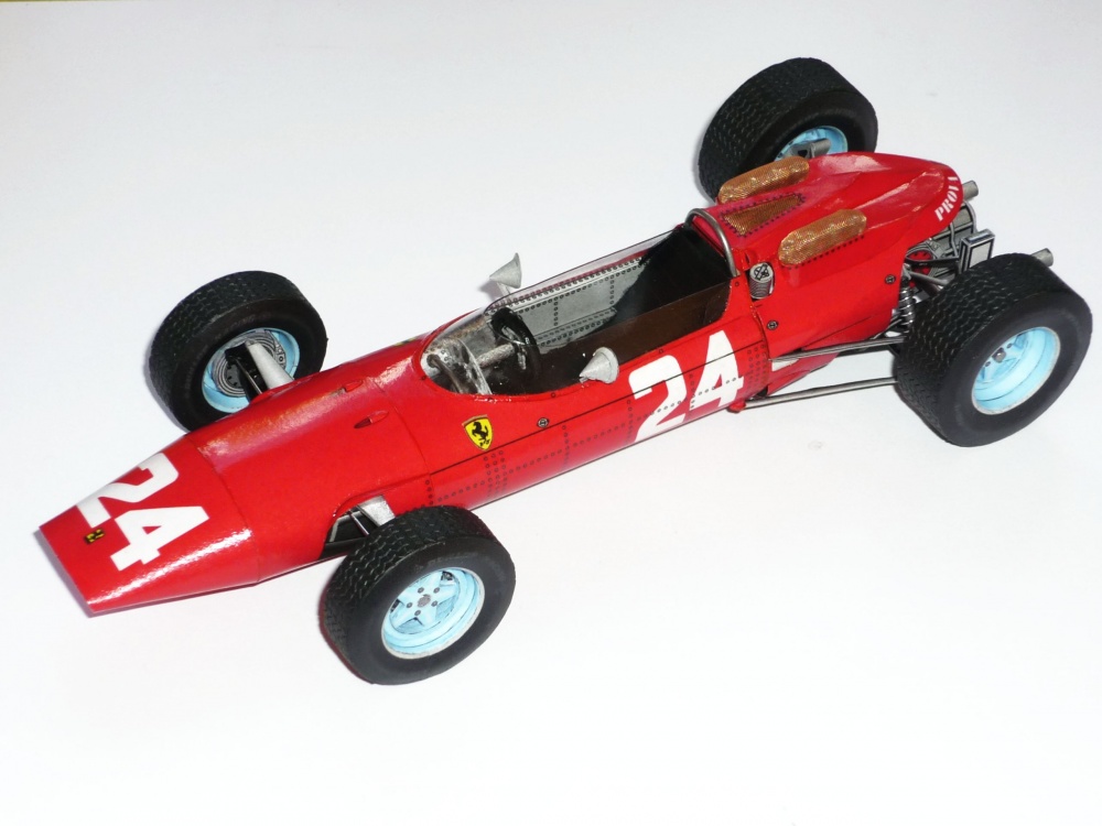 Ferrari 158 - John Surtees - GP Francie 1964 (Pln� velikost v nov�m okn�) Ferrari 158 - John Surtees - GP Francie 1964