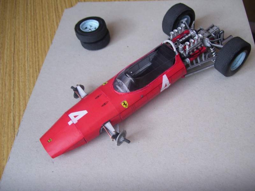 Ferrari 158 L. Bandini, GP Italy 1964 (Plná velikost v novém okně) Ferrari 158 L. Bandini, GP Italy 1964