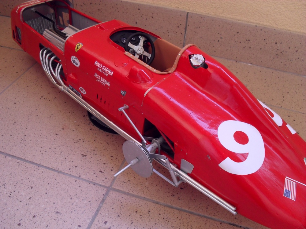 Ferrari 446Bardhal Experimental GP Indianopolis 1956 (Plná velikost v novém okně) Ferrari 446Bardhal Experimental GP Indianopolis 1956
