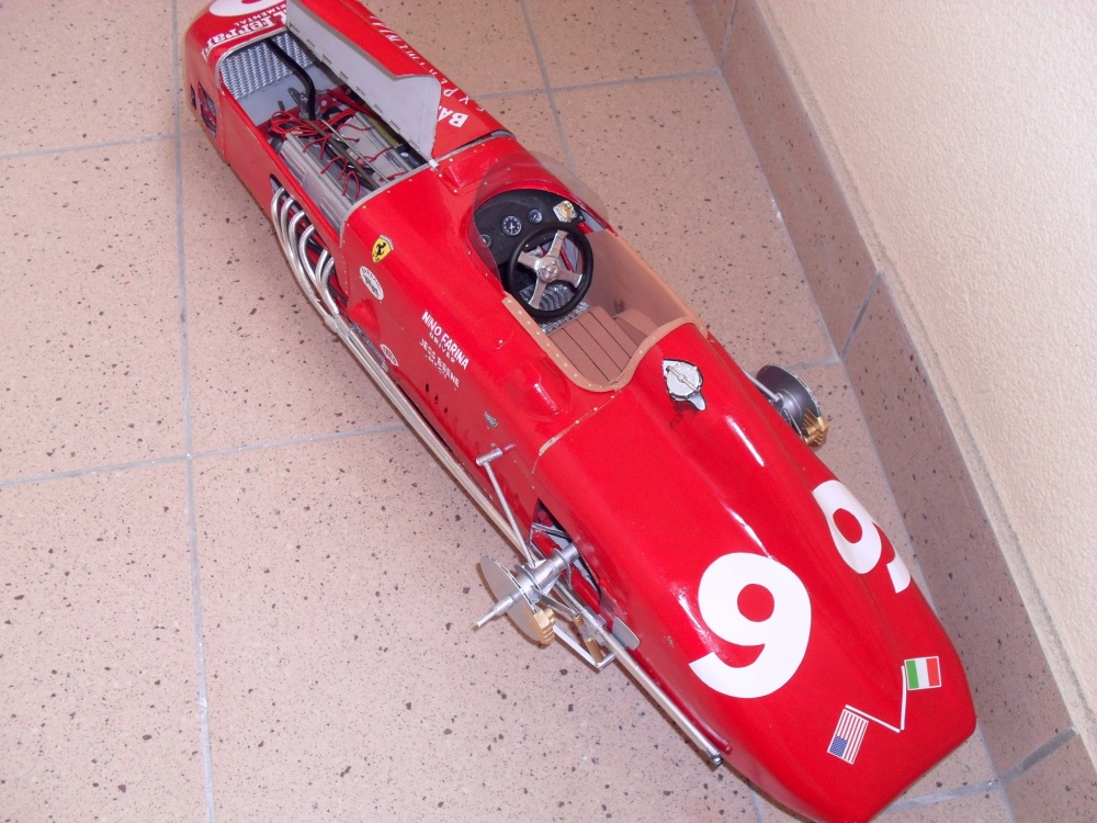 Ferrari 446Bardhal Experimental GP Indianopolis 1956 (Plná velikost v novém okně) Ferrari 446Bardhal Experimental GP Indianopolis 1956