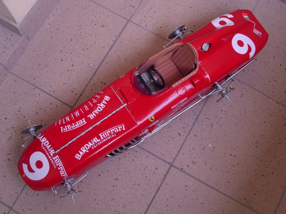 Ferrari 446Bardhal Experimental GP Indianopolis 1956 (Plná velikost v novém okně) Ferrari 446Bardhal Experimental GP Indianopolis 1956
