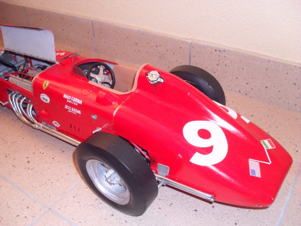 Ferrari 446Bardhal Experimental GP Indianopolis 1956 (Plná velikost v novém okně) Ferrari 446Bardhal Experimental GP Indianopolis 1956