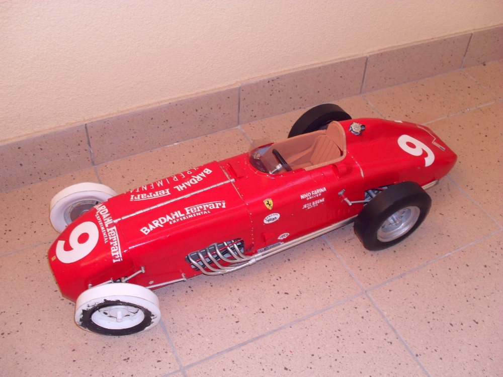 Ferrari 446Bardhal Experimental GP Indianopolis 1956 (Plná velikost v novém okně) Ferrari 446Bardhal Experimental GP Indianopolis 1956