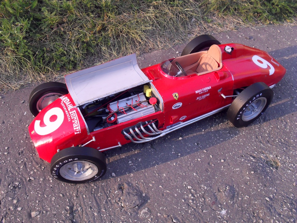 Ferrari 446Bardhal Experimental GP Indianopolis 1956 (Plná velikost v novém okně) Ferrari 446Bardhal Experimental GP Indianopolis 1956