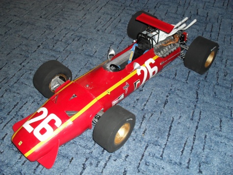Ferrari 312 tipo 607B - Francie 1968 Ferrari 312 tipo 607B - Francie 1968