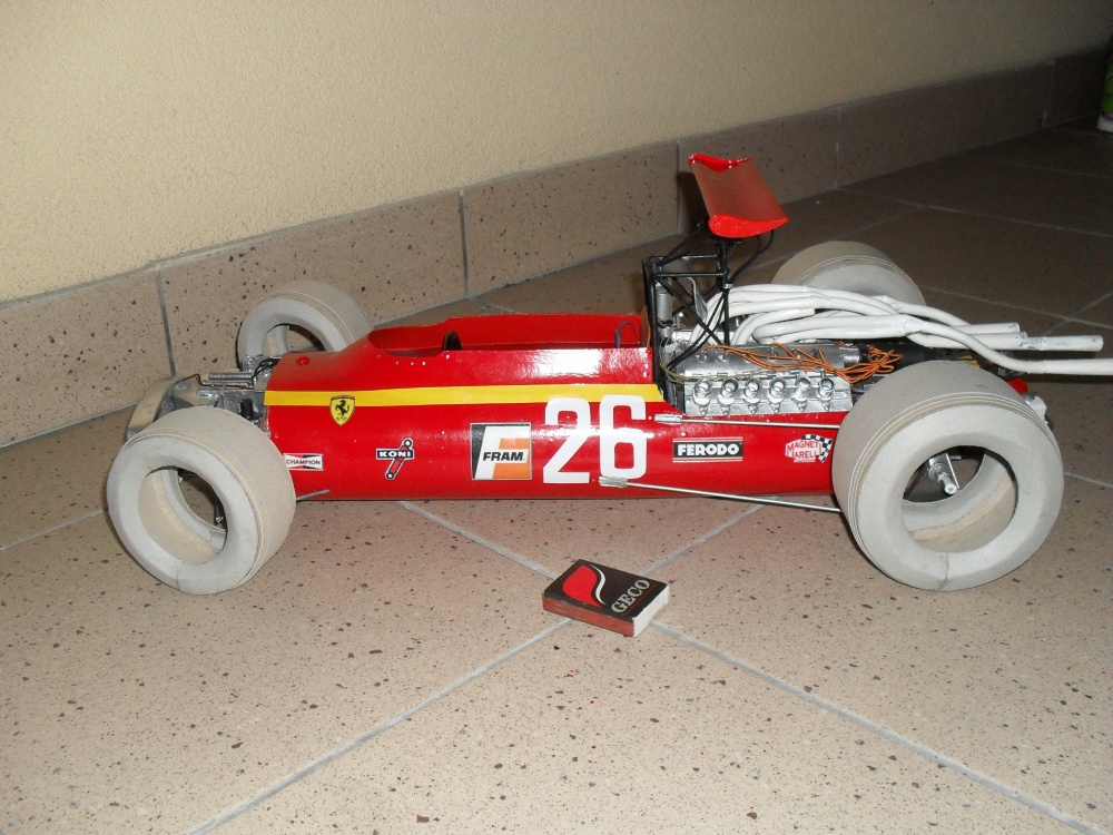 Ferrari 312 tipo 607B - Francie 1968 (Plná velikost v novém okně) Ferrari 312 tipo 607B - Francie 1968