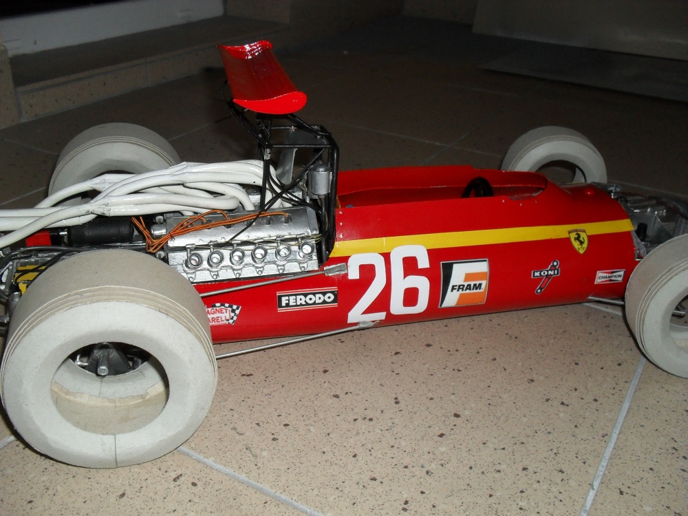 Ferrari 312 tipo 607B - Francie 1968 (Plná velikost v novém okně) Ferrari 312 tipo 607B - Francie 1968