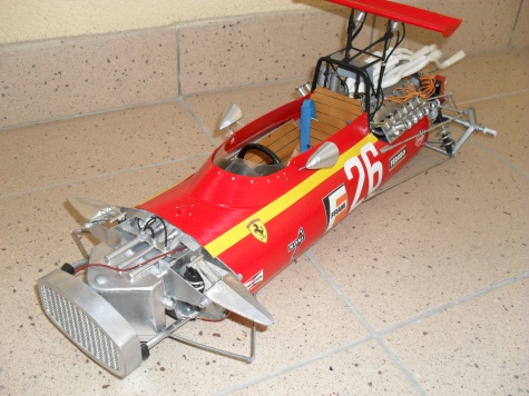 Ferrari 312 tipo 607B - Francie 1968 Ferrari 312 tipo 607B - Francie 1968