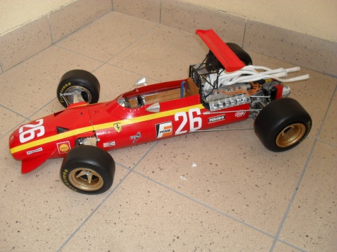 Ferrari 312 tipo 607B - Francie 1968 Ferrari 312 tipo 607B - Francie 1968