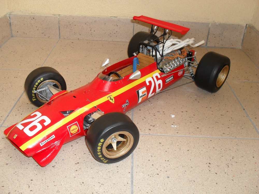 Ferrari 312 tipo 607B - Francie 1968 (Plná velikost v novém okně) Ferrari 312 tipo 607B - Francie 1968