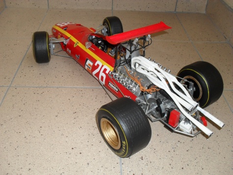 Ferrari 312 tipo 607B - Francie 1968 Ferrari 312 tipo 607B - Francie 1968