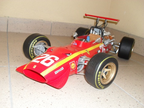 Ferrari 312 tipo 607B - Francie 1968 Ferrari 312 tipo 607B - Francie 1968