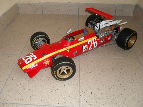 Ferrari 312 tipo 607B - Francie 1968 Ferrari 312 tipo 607B - Francie 1968