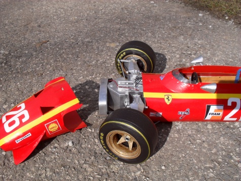 Ferrari 312 tipo 607B - Francie 1968 Ferrari 312 tipo 607B - Francie 1968