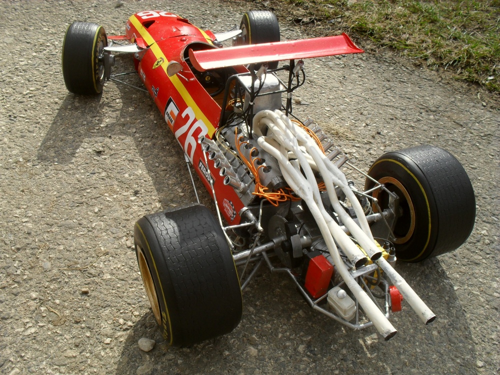 Ferrari 312 tipo 607B - Francie 1968 (Plná velikost v novém okně) Ferrari 312 tipo 607B - Francie 1968