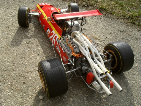 Ferrari 312 tipo 607B - Francie 1968 Ferrari 312 tipo 607B - Francie 1968