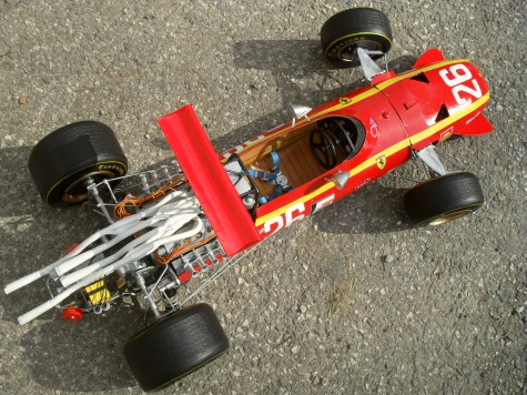 Ferrari 312 tipo 607B - Francie 1968 Ferrari 312 tipo 607B - Francie 1968