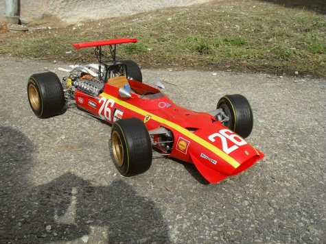 Ferrari 312 tipo 607B - Francie 1968 Ferrari 312 tipo 607B - Francie 1968