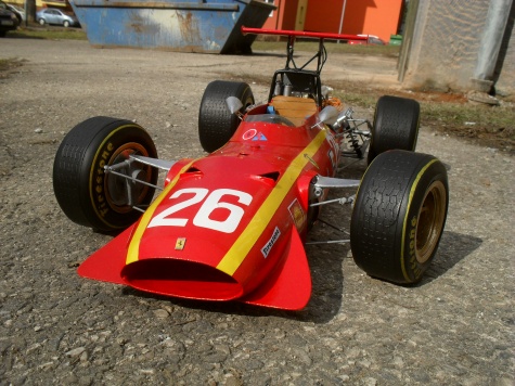 Ferrari 312 tipo 607B - Francie 1968 Ferrari 312 tipo 607B - Francie 1968