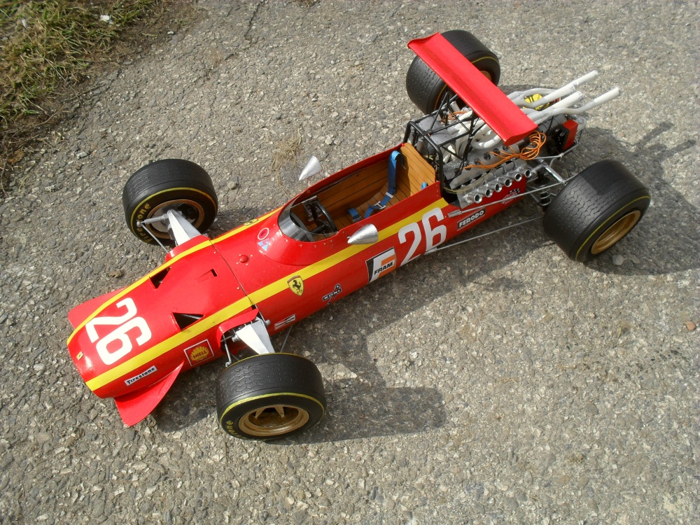 Ferrari 312 tipo 607B - Francie 1968 (Plná velikost v novém okně) Ferrari 312 tipo 607B - Francie 1968