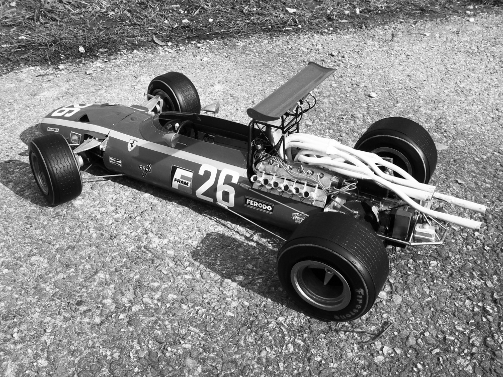 Ferrari 312 tipo 607B - Francie 1968 (Plná velikost v novém okně) Ferrari 312 tipo 607B - Francie 1968