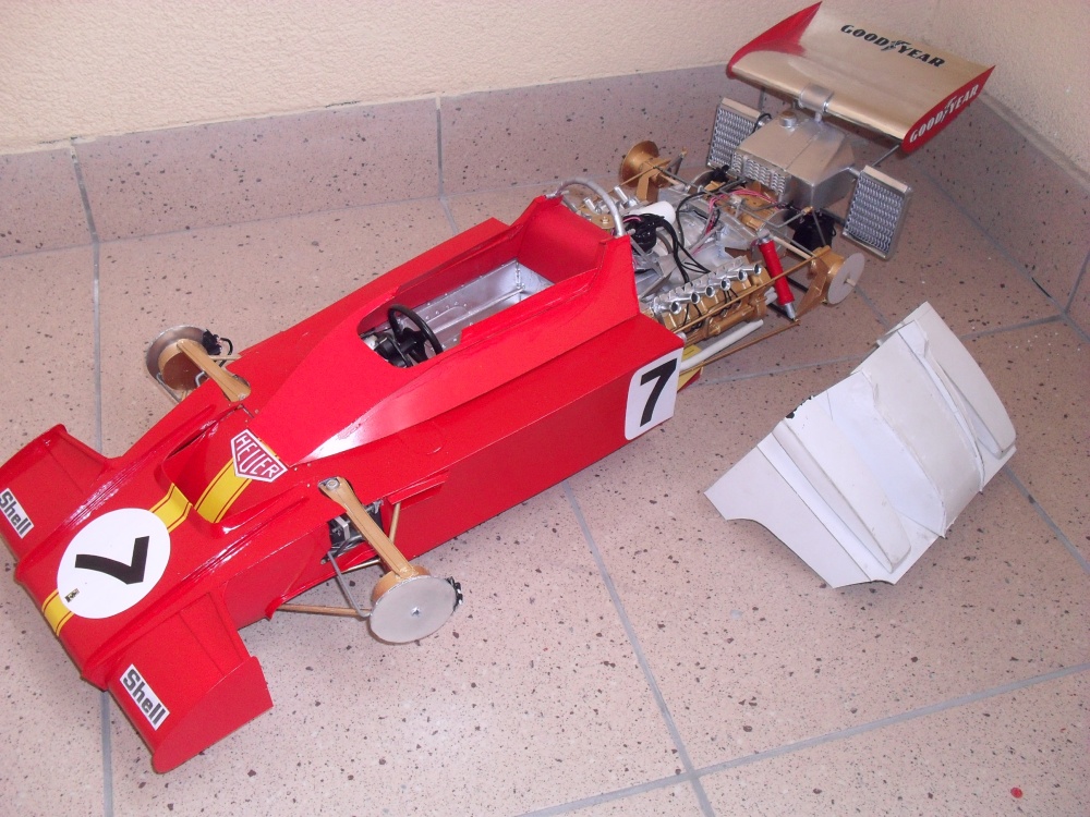 Ferrari 312 B3 vers.A GP ©panělska 1973 (Plná velikost v novém okně) Ferrari 312 B3 vers.A GP ©panělska 1973
