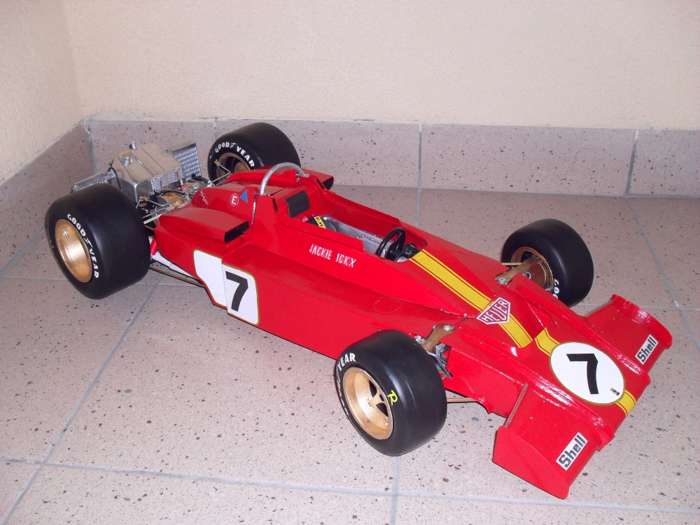 Ferrari 312 B3 vers.A GP ©panělska 1973 (Plná velikost v novém okně) Ferrari 312 B3 vers.A GP ©panělska 1973
