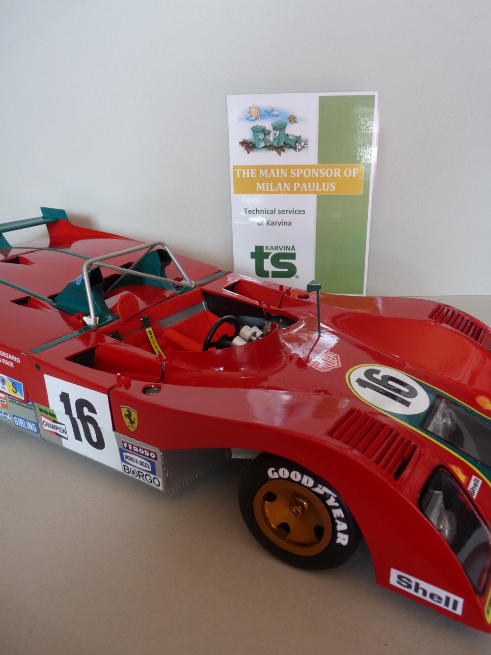 Ferrari 312 PB version C. Le Mans 1973 (Plná velikost v novém okně) Ferrari 312 PB version C. Le Mans 1973