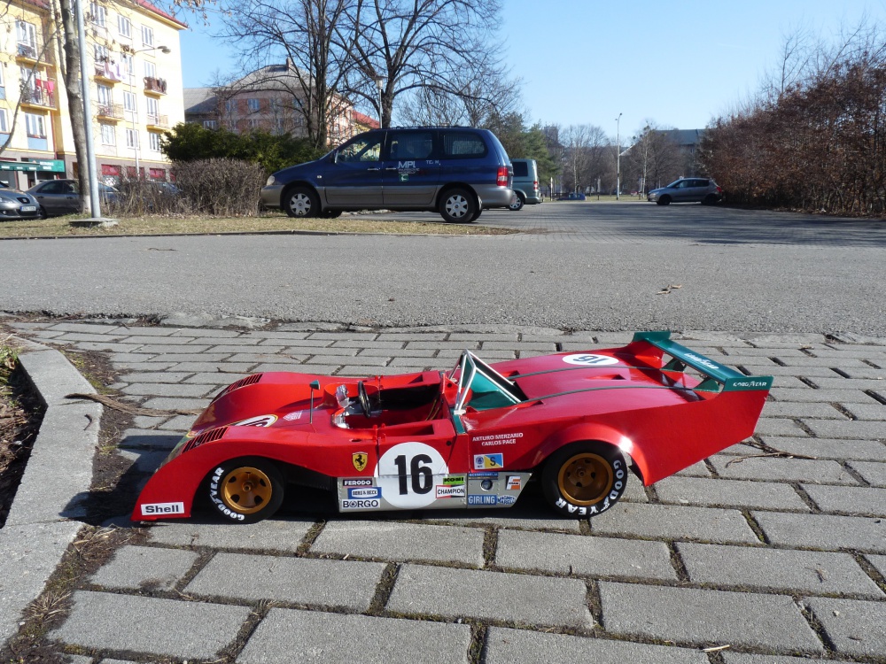 Ferrari 312 PB version C. Le Mans 1973 (Plná velikost v novém okně) Ferrari 312 PB version C. Le Mans 1973