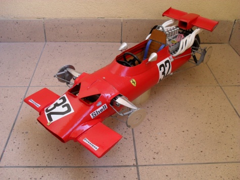 Ferrari 312 tipo 609 - Anglie 1969 Ferrari 312 tipo 609 - Anglie 1969