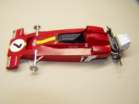 Ferrari 312B3, 1973, J. Ickx, GP Španělska Ferrari 312B3, 1973, J. Ickx, GP Španělska